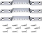 Sawtooth Picture Hangers Heavy Duty - Supports 144 lbs, 15 Pack Large Sawtooth Hangers with Screws, for Hanging Heavy Photos Frame Paintings Decorations