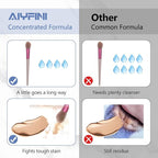 Alyfini Makeup Brush & Sponge Shampoo, Ultra Concentrated, Deep Clean Foundation/Lipstick, Professional Cleanser Solution, Efficient Dissolves Residue on Make Up Brushes/Sponges/Puff, 5.1 Fl Oz/150ml