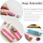 Quilling Kits - Quilling Tools Supplies,Paper Crimper,Quilling Paper Strips for Beginners with Manual(Green Storage Toolbox)