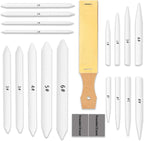 HIFORNY 20 PCS Blending Stumps and Tortillions Set Blending Tools,Kneaded Eraser and Sandpaper Blocks