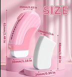 4+1 Pack Rubber Erasers Sliding Retractable Eraser, Large White Erasers for School Office Art Drawing Pencil Eraser for Kids- Pink
