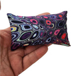 Emery Pincushion for Sewing - Filled with Abrasive Emery Sand - Handmade in USA (2"x3", Reflection)