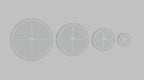 Hexagon, Circle, and Square Acrylic Quilting Templates - 12 Pieces with 4", 3", 2", 1" Sizes - 1/4" Seam Allowance - Durable Clear Acrylic for Quilting, Patchwork, Sewing, & DIY Projects