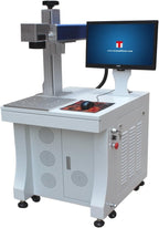 Triumph 30w Fiber Laser Marking deep Engraving Machine Metal polymers Parts Marker Engraver Rotary jewllery Silver Cutting Firearms 110x110 and 200x200mm Lens