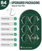 Extra Large 1.18" Museum Sticky Putty Heavy Duty Removable No Residue, Upgraded Easy-Peel Film, Wall Putty for Hanging Things, Crafts, Balloons, Posters & DIY, 84 Pcs