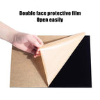 16×12In Black Acrylic Sheet for Laser Cutting 3mm Thick Hard Laser Acrylic Sheet Black Pastic Sheet for Home Decor Sign,DIY Materials for Photo Frame