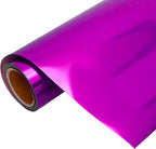3 Yard x 20" Wide Roll Threadart Metallic Fuchsia Heat Transfer Vinyl Film | Compatible with Venture Explore and Maker, Silhouette Cameo, & Large Format Cutters