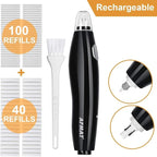 AFMAT EE04 Electric Eraser for Artists, Rechargeable Electric Eraser Kit, 140 Refills for Drafting, Electric Pencil Eraser - Battery Operated for Drawing Pencils, Crafts, Arts