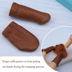 Mayboos Wool Felting Tool Kit - 3 Needles, Finger Protector for Home Craft Work
