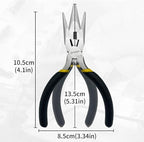 BOOSDEN 5" Small Needle Nose Pliers, Mini Needle Nose Pliers, Micro Needle Nose Pliers-5 Pack
