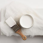 Dixie Belle Paint Company Chalk Finish Furniture Paint - Cotton (8oz) - Matte Pure White Chic Chalk Mineral DIY Furniture Paint