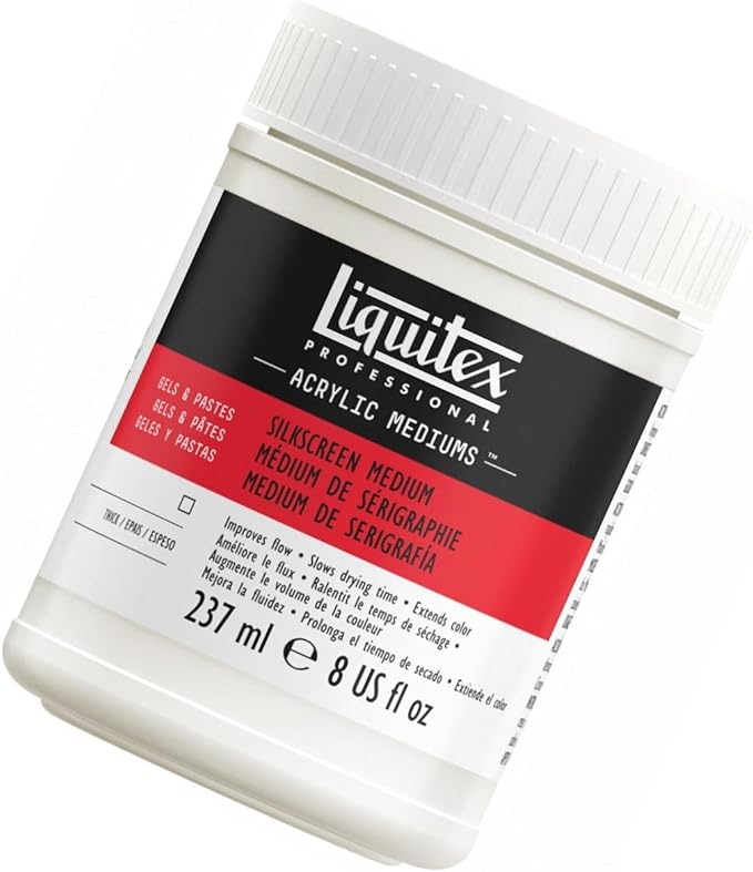 Liquitex Professional Silkscreen Gel Medium, 237ml (8-oz)
