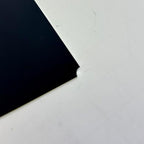 Blank Metal Plates for Laser Engraving - 4 Pack | Aluminum Sheets 0.020" Thick | CO2, Diode, Fiber Laser Compatible | Multiple Sizes & Colors (Black (engraves silver), 1x8.25 inch)