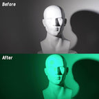 Lystaii 9pcs Lighting Gel Filter 11.8 x 11.8 Inches Gel Light Filter Color Correction Colored Overlays Transparent Color Filters Film Plastic Sheets for Film, Video, Photo, Stage Studio (Green)
