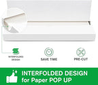 Precut POP UP Deli Paper Sheet Pack of 200, Interfolded Heavy Paper for Food Wrap and Serving (12" x 10-1/2", White）
