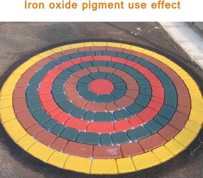 GOODTAKE 5 Pounds Bulk Concrete Pigment, Yellow Iron Oxide Pigment Powder, Concrete Cement Dye Color Powder for Pastel Tile Paint Cement Mortar Grout (Yellow, 5 Pounds)