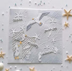 Lapoo Flowers Metal Cutting Die for Scrapbooking - Durable, Cut Stencils for DIY Scrapbook Photo Album Decorative Paper Card, Card Making Supplies, Embossing (Fishing Net 3 x 2.7 in)