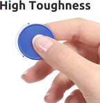Set of 100 Opaque Plastic Learning Counters Mini Poker Chips Game Tokens with Storage Box (RoyalBlue, 1 Inch)