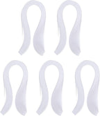 PATIKIL 600pcs Quilling Strips Paper 1/8"(3mm) 39cm Origami Paper Quilling Strip for Art DIY Hand Craft Christmas, White