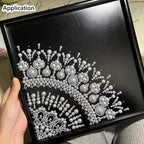 10000pcs 3mm Half Pearls for Crafts Flatback Round Half Pearl Beads for Jewelry Making Nail Art Scrapbook Craft Wedding Dress Decoration(White)