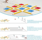 OTTARO Giant Tic Tac Toe Game Outdoor Indoor for Family, Outdoor Bean Bag Toss Game for Adults and Kids(3ft x 3ft)