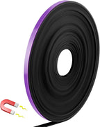Magnetic Tape Roll Thin Strips, 1/4 Inch x 33 Feet Magnetic Board Dividers Whiteboard Graphic Decorative Tape Marking Line for Classroom Office Art Accessories(Purple)