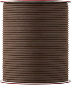 Mandala Crafts 2mm 109 Yards Chocolate Brown Cotton Waxed Cord for Jewelry Making Bracelet Cord Waxed String - Beading String Thread Jewelry Cords for Necklaces String