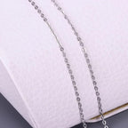 Jishi 60ft Jewelry Necklace Chains 2mm Jewelry Chain Links for Making Bracelets Earrings DIY Craft Supplies Findings, 6-Colors Gold Silver Copper Plated Metal Cable Rolo Link Chain Rolls Bulk