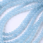 35PCS 10MM Natural Cyanihalite Round Loose Stone Beads for Jewelry Making DIY Energy Stone Healing Power Bracelet 15"