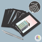 MBC Mat Board Center, 5 Pack 12x16 for 9x12 Black Picture Mats Frame Mattes, Bevel Cut, Acid Free, 4-ply Thickness