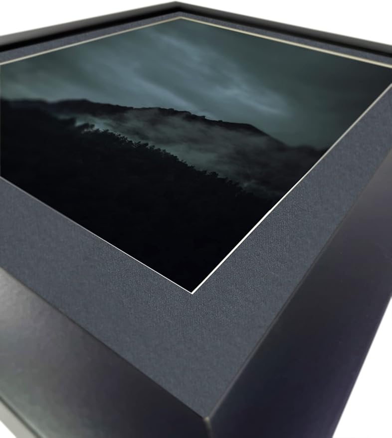 Craig Frames B573 Pre-Cut Mat Board for 10x13 Print, 14x18, Graphite Black