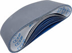 Sanding Belts 3 x 21 Inch Silicon Carbide Sander Paper - 4 PCS Each of 600, 800,1000 Fine Grits Assortment Kit for 3X21 Belt Sander, 12-Pack (3x21 inch)