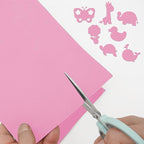 MEARCOOH Self Adhesive Foam Sheets, Pink 9x12 Inch 2mm Sticky Eva Foam Paper for Crafts Cardmaking Photo Frames Classroom Scrapbooking Christmas Crafts (Pink 10 Sheets)