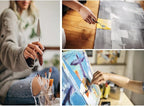 18 Piece Painting Knives Stainless Steel Spatula Palette Knife Professional Palette Knife Painting Wood Handle Oil Painting Accessories Color Mixing Set for Oil Canvas Acrylic Painting