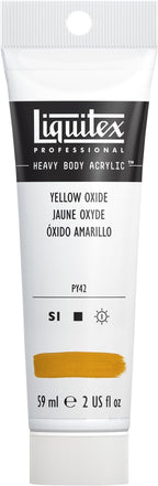 Liquitex Professional Heavy Body Acrylic Paint, 2-oz (59ml) Tube, Yellow Oxide