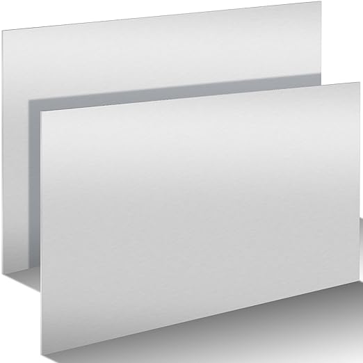 2 Pack 5052 Aluminum Sheet Metal 9" x 12" Aluminum Plate 1/8 (0.125'') Inch Thickness Rectangle Metal Panels for Industry Crafting Handcraft DIY Projects