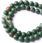 36PCS 10MM Rhyosite Stone Beads Energy Healing Beads for DIY Jewelry Bracelet Necklace Making for Jewelry Making15Inch…