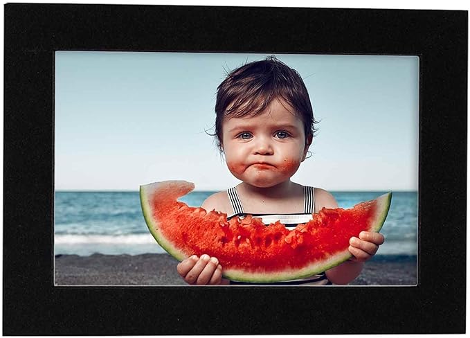 8x10 Mat Bevel Cut for 6x8 Photos - Acid Free Black with Black Core Precut Matboard With Backing Board and Crystal Clear, Self Seal Photo Mat Bag - For Pictures, Photos, Framing - 4-ply Thickness