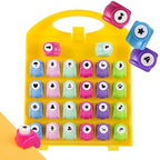 Scrapbook Paper Punch 26pc Mini Paper Hole Punchers w Case - All Different Crafting Designs Hole Punch for Greeting Cards, Scrapbooking, Arts & Crafts, Projects for Kid & Adults, Summer Camp, Gifts