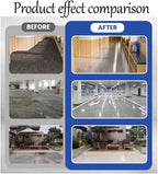 Louis Forest Epoxy Floor Paint, High-Gloss Marble Effect Epoxy Floor Coating (Light Gray,1pcs)