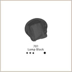 Artecho Black Acrylic Paint, Lamp Black Paint (120ml / 4.05oz) Tubes, Art Craft Paints for Canvas, Rock, Stone, Wood, Fabric, Art Supplies