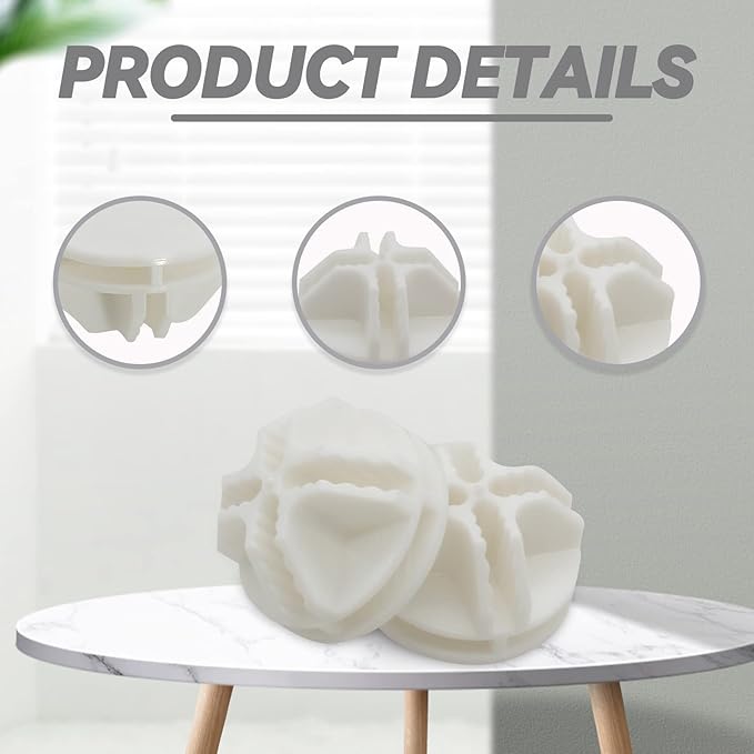 16 Pcs White Plastic Connector, Wire Grid Cube Connector for Modular Closet Storage Organizer and DIY Wire Cube Storage Unit