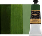 Charvin Extra Fine Professional Acrylic Paint - Sap Green, 60ml Tube, Triple-Milled, Lightfast Pigments, Open Stock Artist Acrylic Paints in Nature-Inspired Hues