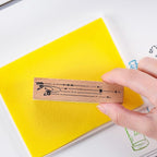GTLZLZ Large Ink Pad for Rubber Stamps, 5" x 4" Washable Craft Stamp Pad for Kids, Fingerprint Ink Pad for Paper, Scrapbooking, Wood Fabric (Wine RED)