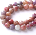 90pcs 4mm 5A Natural Pink Tourmaline Stone Beads Round Loose Spacer Healing Energy Beads for Jewelry Making DIY Bracelets Necklaces 15" (4mm, Pink Tourmaline)