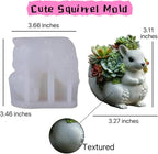 Animal Resin Molds Silicone 3D Cute Epoxy Resin Plaster Candle Holder Wax Molds for Candle Making, Art Crafts DIY Unique Display Home Decor