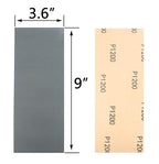 30Pcs 9 x 3.6 Inchs 1200 Grit Wet and Dry Handmade Universal Sanding Sheets, Suitable for Woodworking Furniture/Automobiles/Metal/Lacquer Polishing Sandpaper