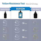 Bsrezn 100g UV Resin Hard with 8 Wooden Sticks Premixed Resina UV for Jewelry Making (100g x 1)