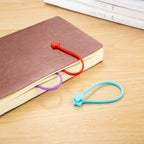 7Colors-21Pack Reusable Silicone Twist Ties, 7.48'' Magnetic Cable Ties with Strong Magnet for Organizing Cables, Hanging Stuff, USB Cords,Fridge Magnets, Used in Many Ways or Just for Fun