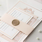 Glue Gun Sealing Wax Sticks for Wax Seal Stamp - Metallic Champagne Gold, Great for Wedding Invitations, Cards Envelopes, Snail Mails, Wine Packages, Christmas Gift Ideas, Pack of 10